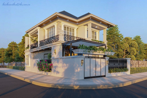 Thiết kế thi công căn biệt thự tại Bắc Ninh